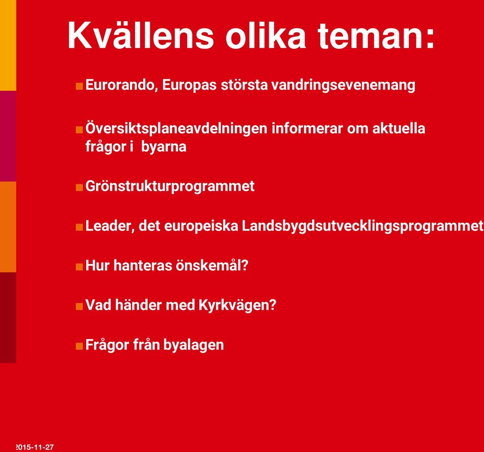 Grönstrukturprogrammet Leader, det europeiska