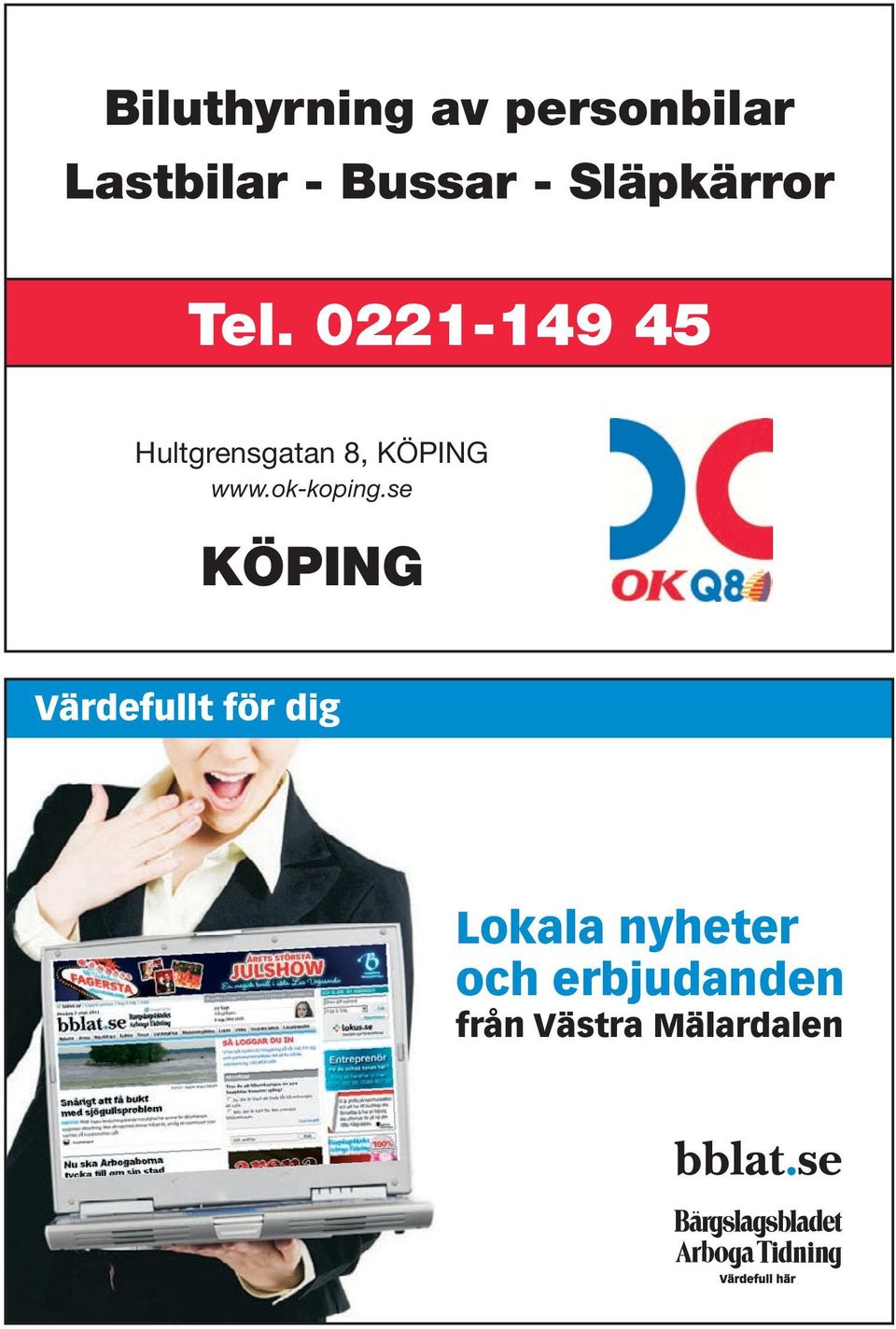 0221-149 45 Hultgrensgatan 8, KÖPING www.