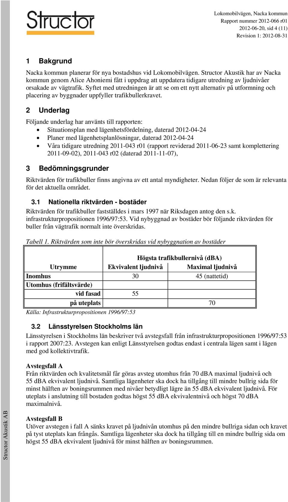 Syftet med utredningen är att se om ett nytt alternativ på utformning och placering av byggnader uppfyller trafikbullerkravet.