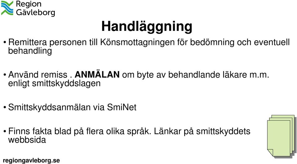 ANMÄLAN om 