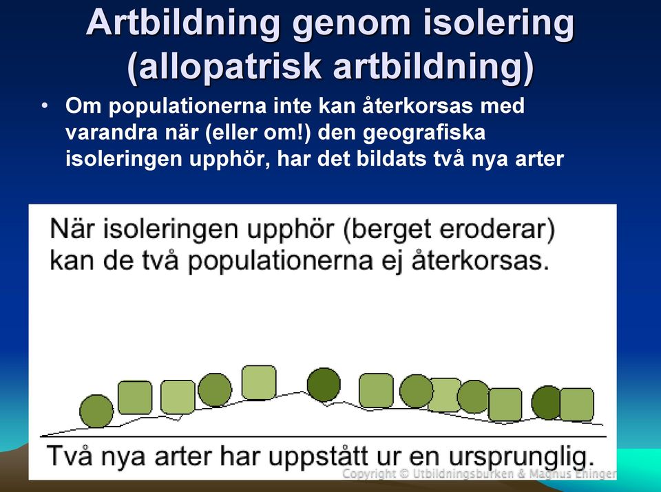 återkorsas med varandra när (eller om!