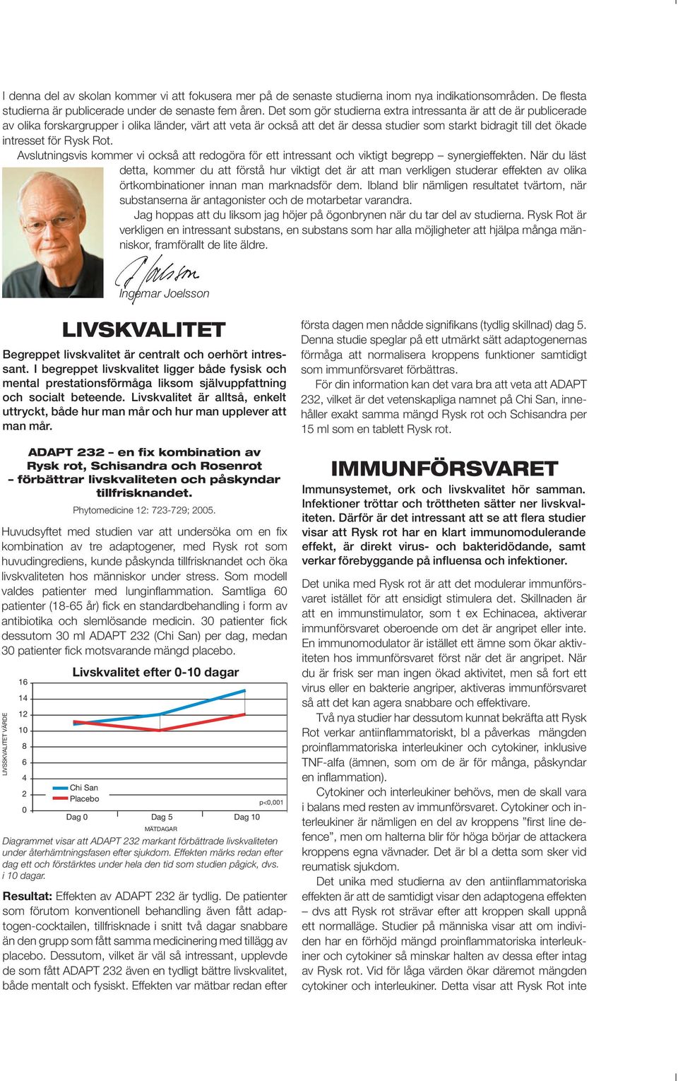 för Rysk Rot. Avslutningsvis kommer vi också att redogöra för ett intressant och viktigt begrepp synergieffekten.