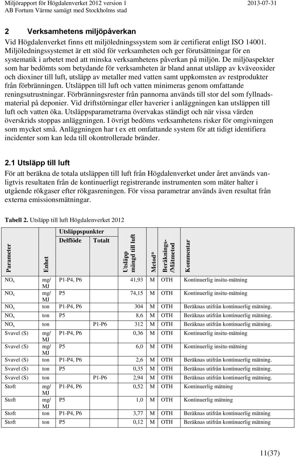 Miljöledningssystemet är ett stöd för verksamheten och ger förutsättningar för en systematik i arbetet med att minska verksamhetens påverkan på miljön.