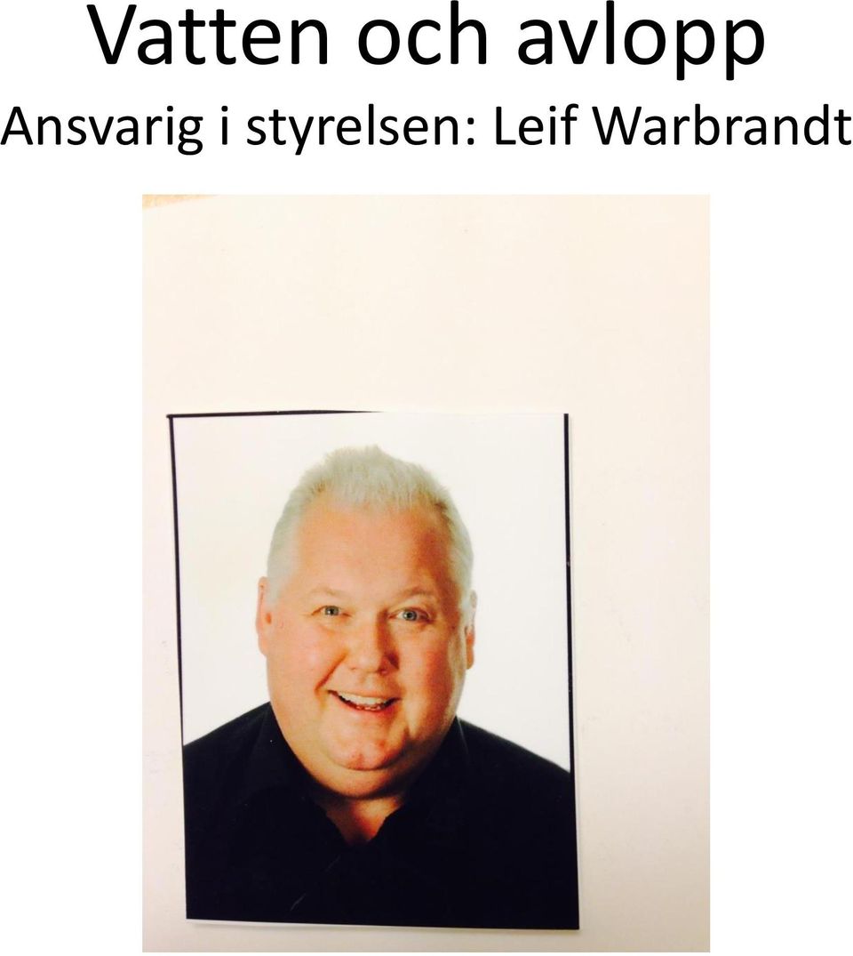 Ansvarig i