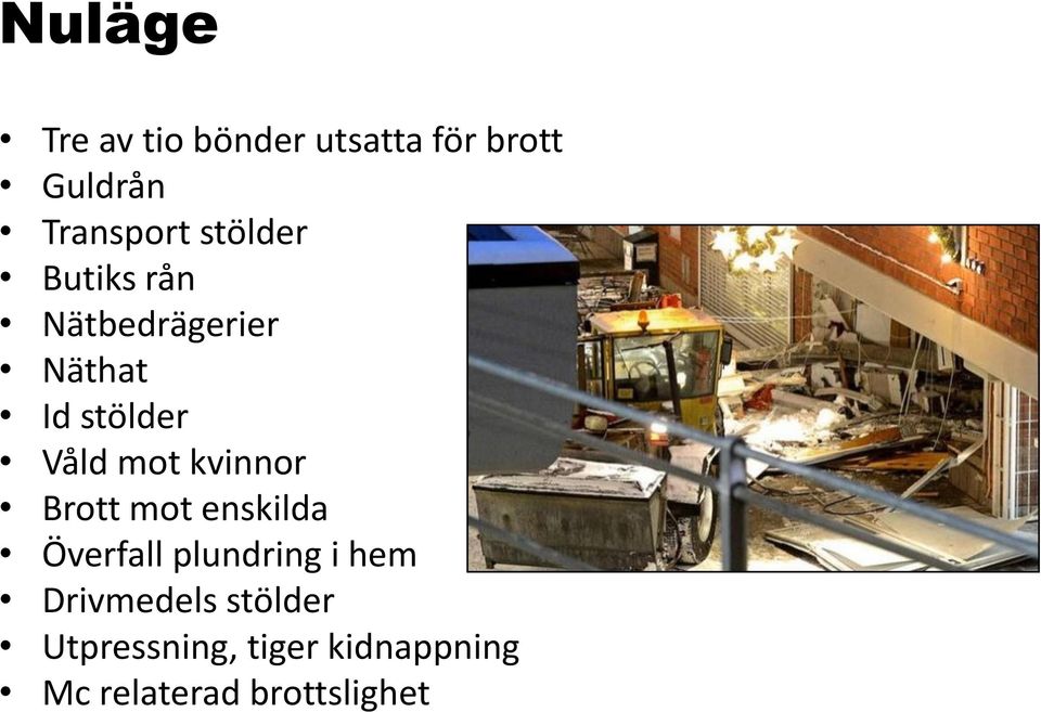 kvinnor Brott mot enskilda Överfall plundring i hem Drivmedels