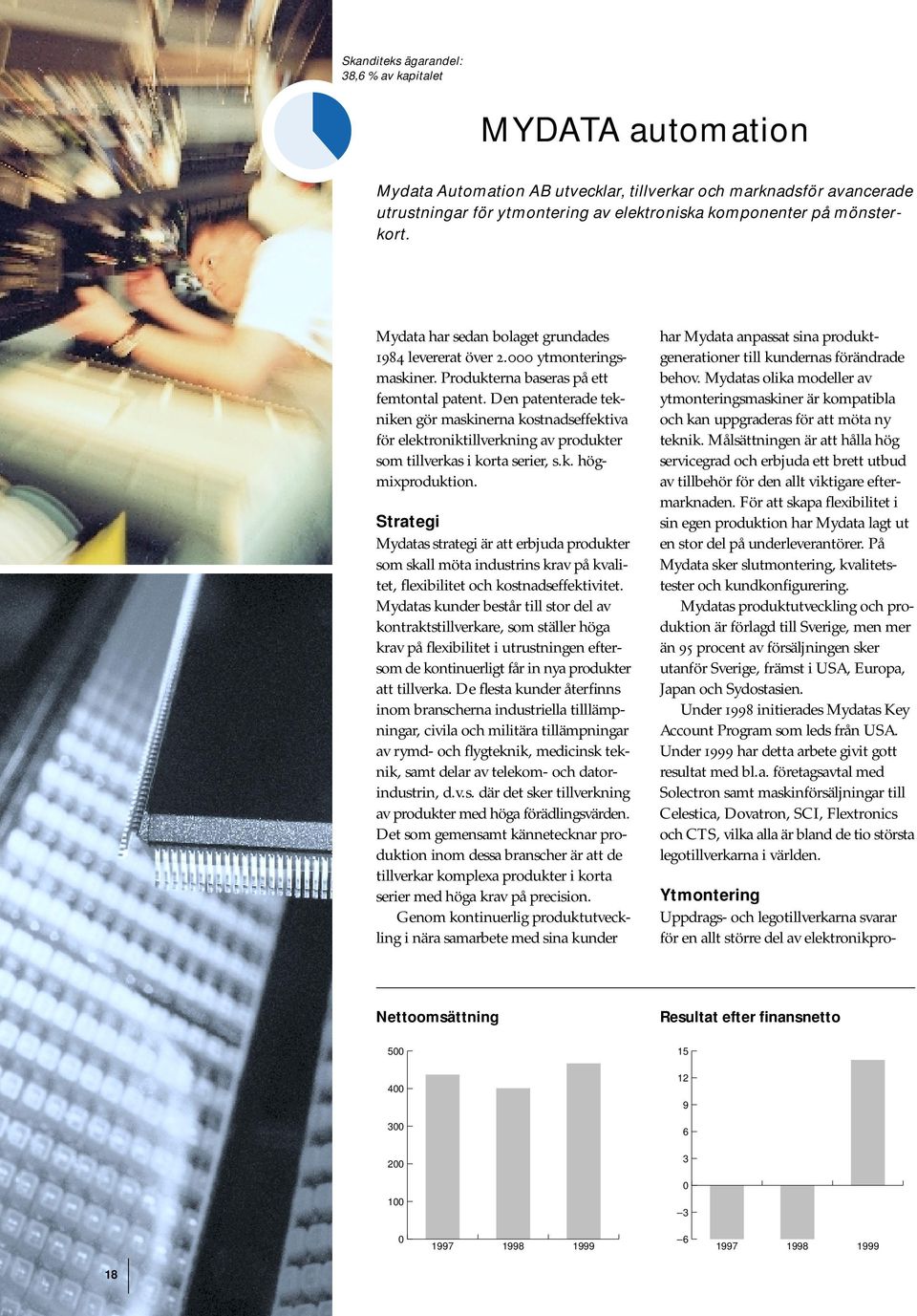 Den patenterade tekniken gör maskinerna kostnadseffektiva för elektroniktillverkning av produkter som tillverkas i korta serier, s.k. högmixproduktion.