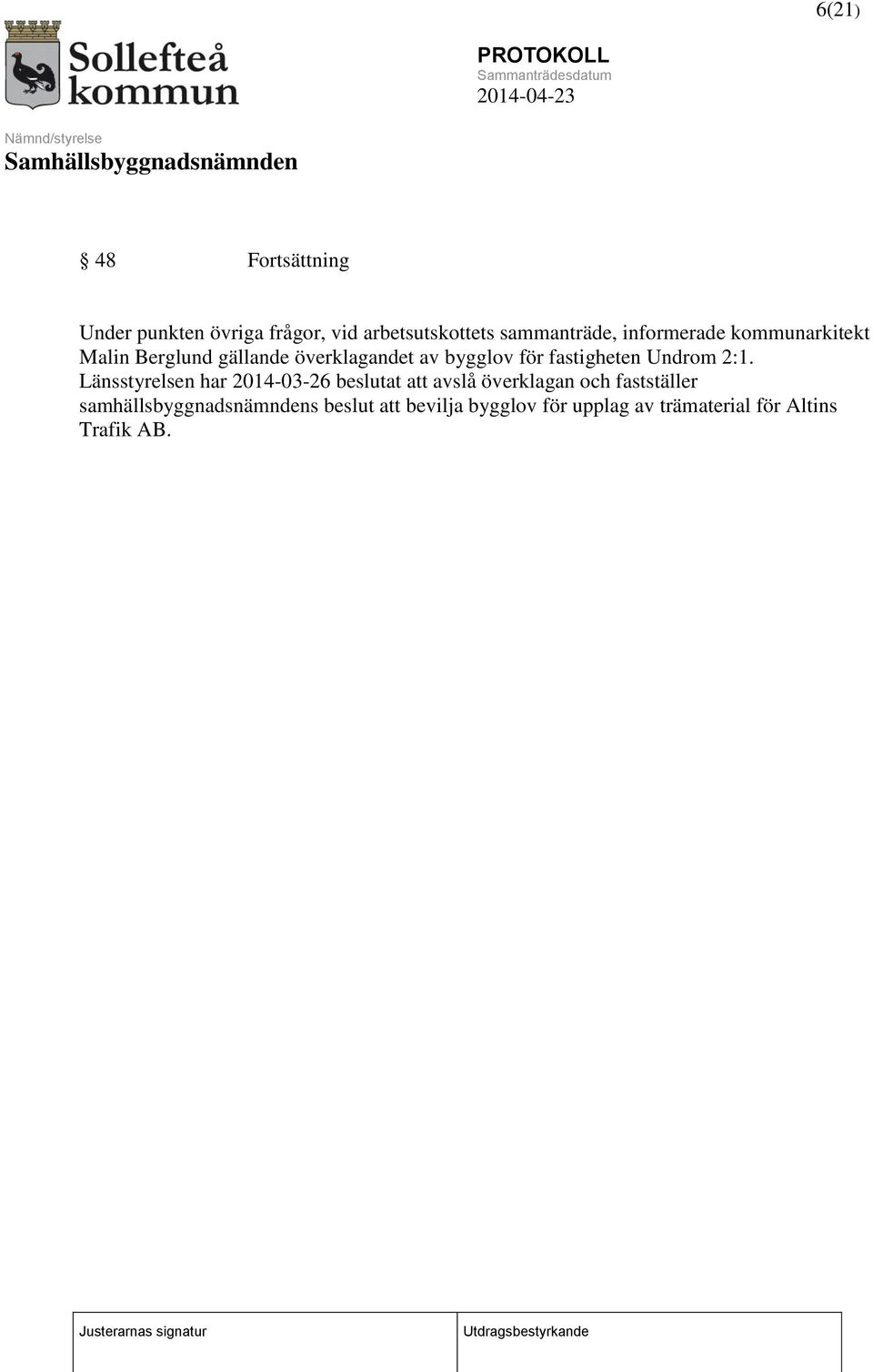 fastigheten Undrom 2:1.