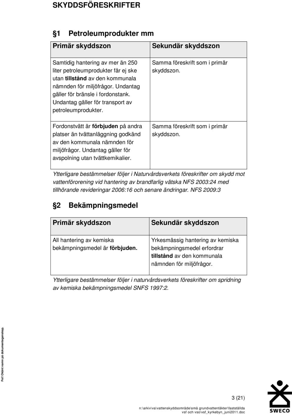 Fordonstvätt är förbjuden på andra platser än tvättanläggning godkänd av den kommunala nämnden för miljöfrågor. Undantag gäller för avspolning utan tvättkemikalier.