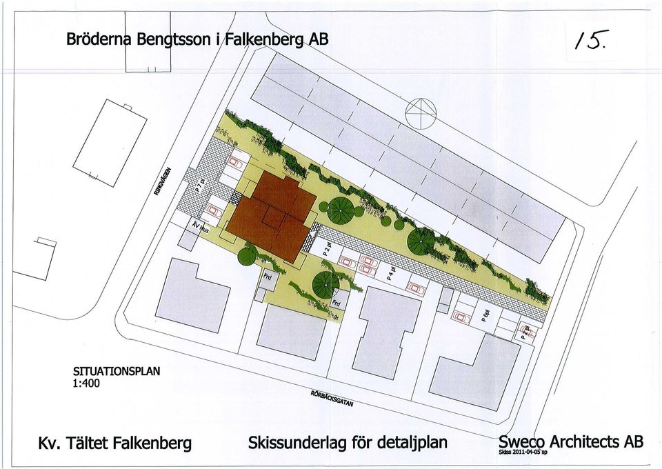 Tältet Falkenberg Skissunderlag