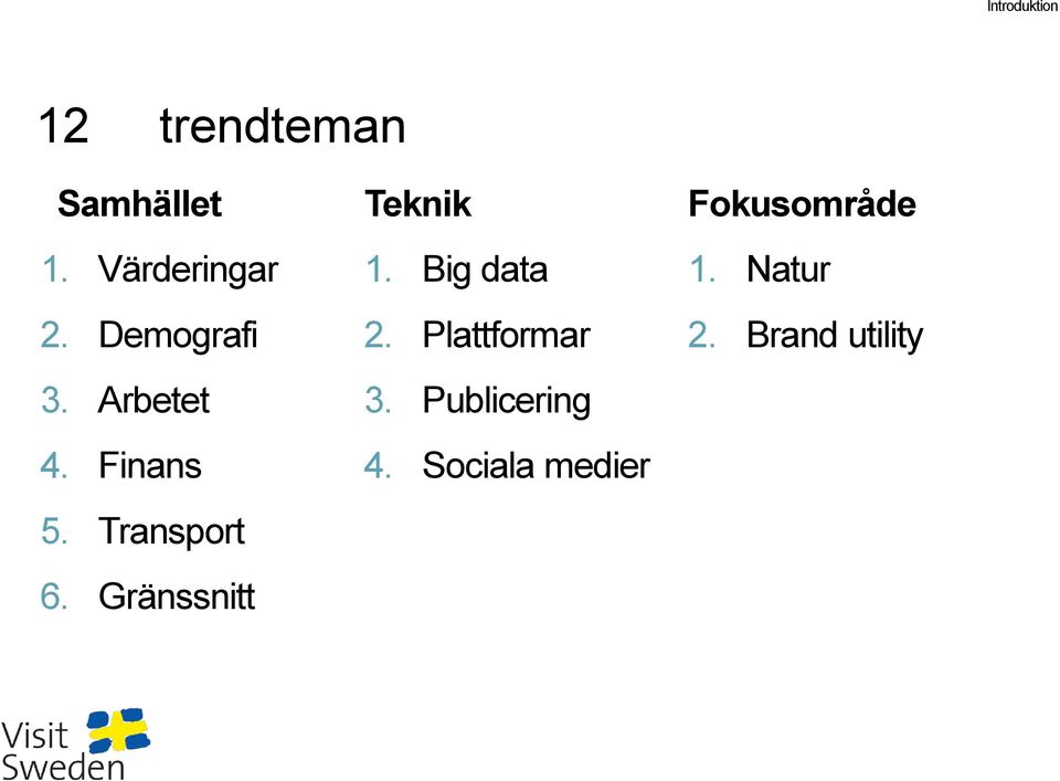 Gränssnitt Teknik 1. Big data 2. Plattformar 3.