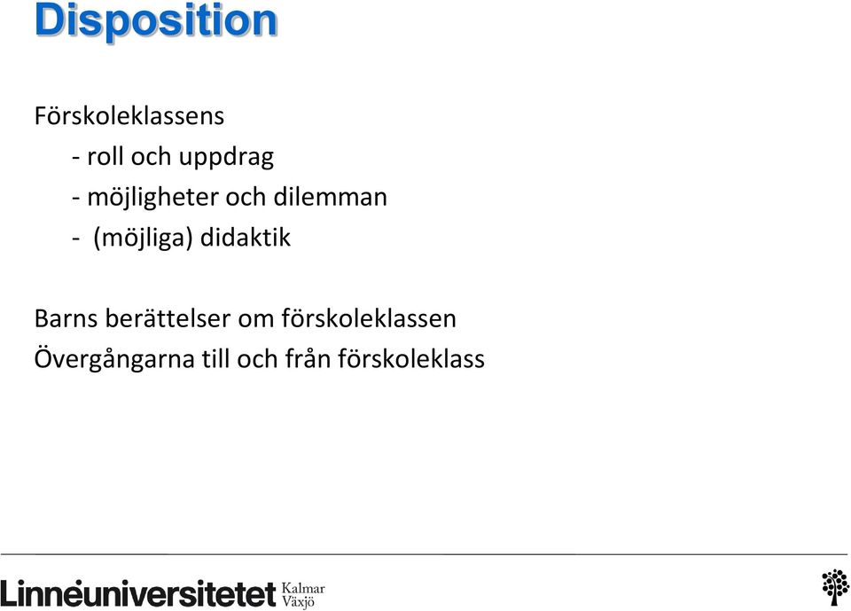 (möjliga) didaktik Barns berättelser om