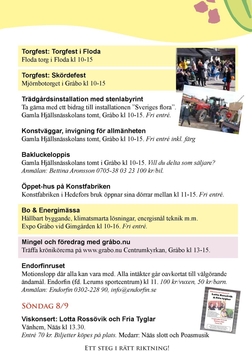 färg Bakluckeloppis Gamla Hjällsnässkolans tomt i Gråbo kl 10-15. Vill du delta som säljare? Anmälan: Bettina Aronsson 0705-38 03 23 100 kr/bil.