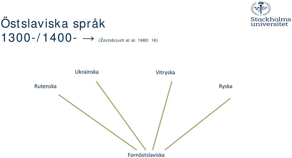 al. 1980: 16) Ukrainska