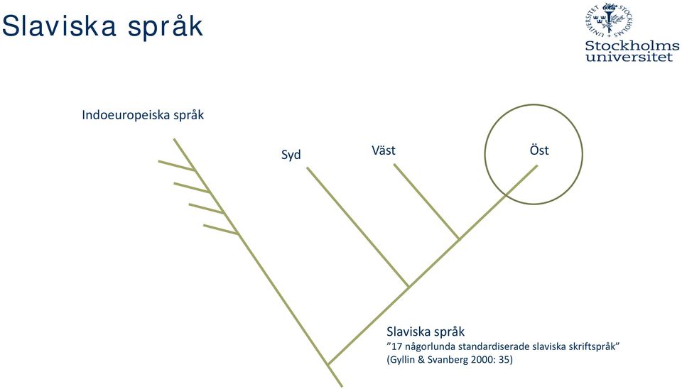 någorlunda standardiserade slaviska