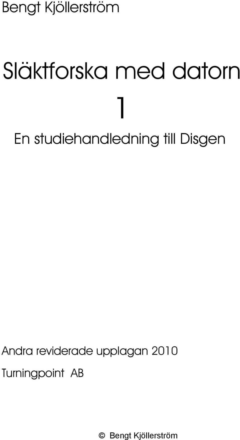 studiehandledning till Disgen