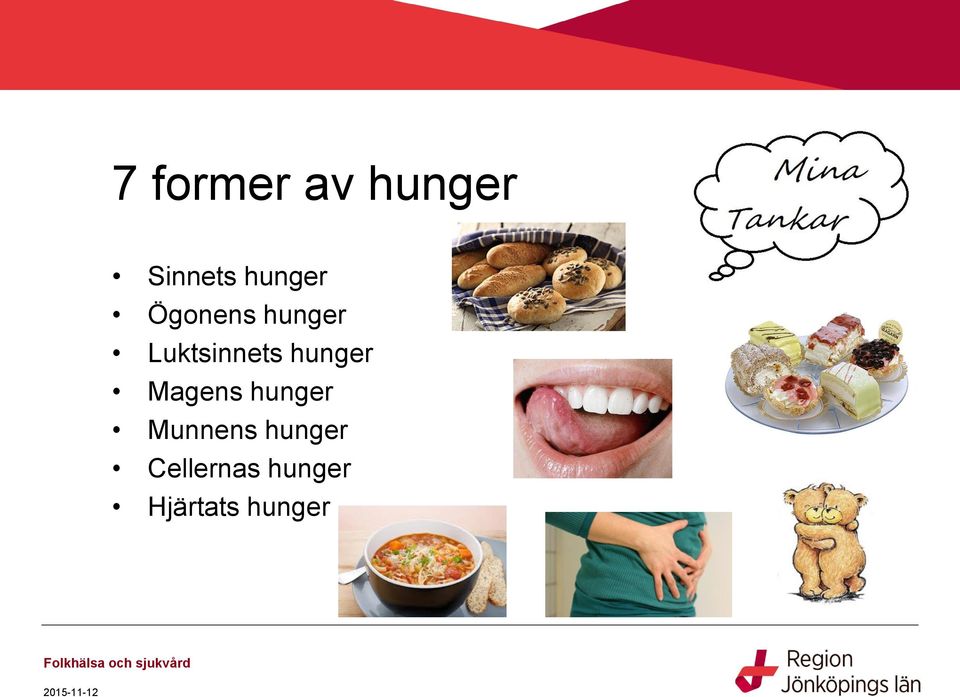 Luktsinnets hunger Magens hunger