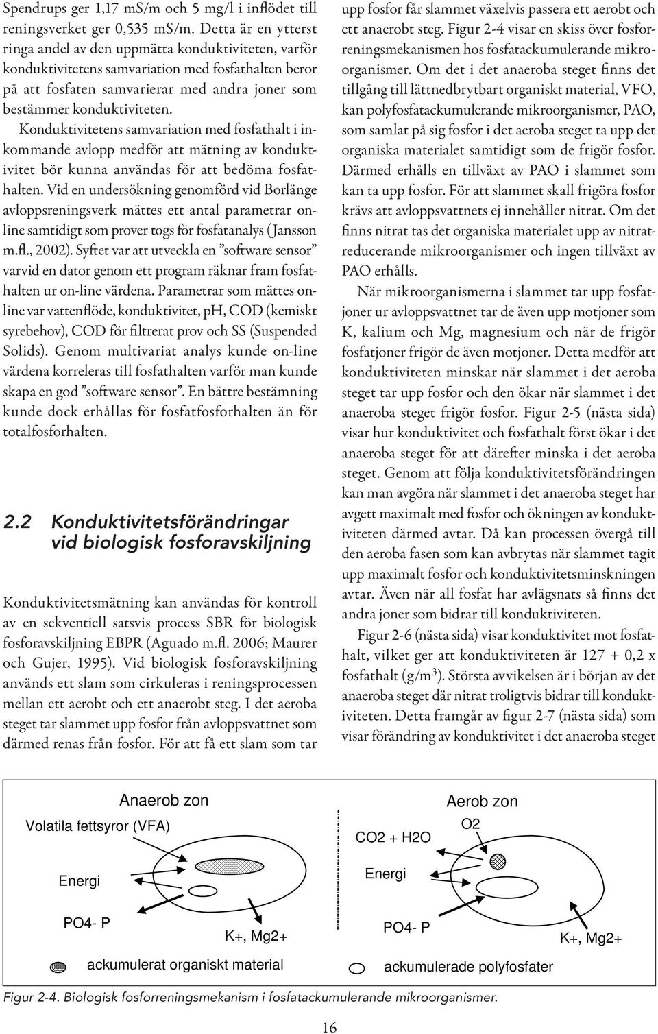 Konduktivitetens samvariation med fosfathalt i inkommande avlopp medför att mätning av konduktivitet bör kunna användas för att bedöma fosfathalten.