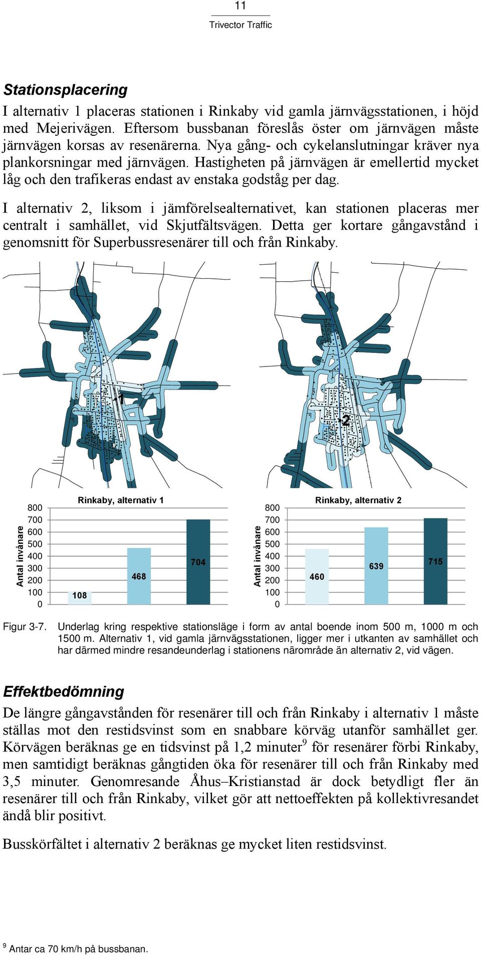 Hastigheten på järnvägen är emellertid mycket låg och den trafikeras endast av enstaka godståg per dag.