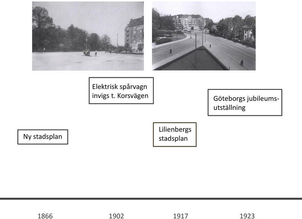 Ny stadsplan g 1866 Göteborgs