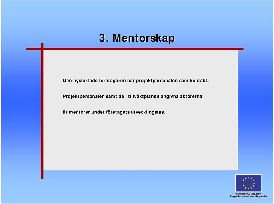 Projektpersonalen samt de i tillväxtplanen