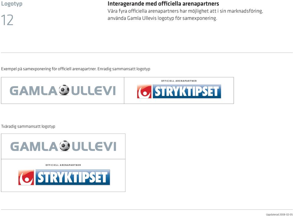 samexponering. Exempel på samexponering för officiell arenapartner.