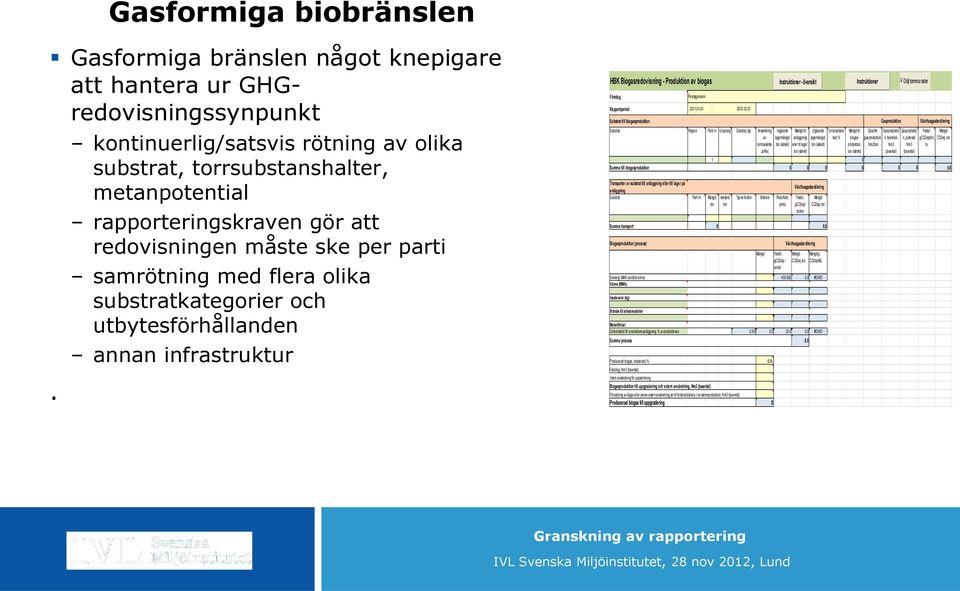 utbytesförhållanden annan infrastruktur HBK Biogasredovisning - Produktion av biogas Företag: Företagsnamn Rapportperiod 2011-01-01-2012-12-31 Substrat till biogasproduktion Substrat Region Parti nr