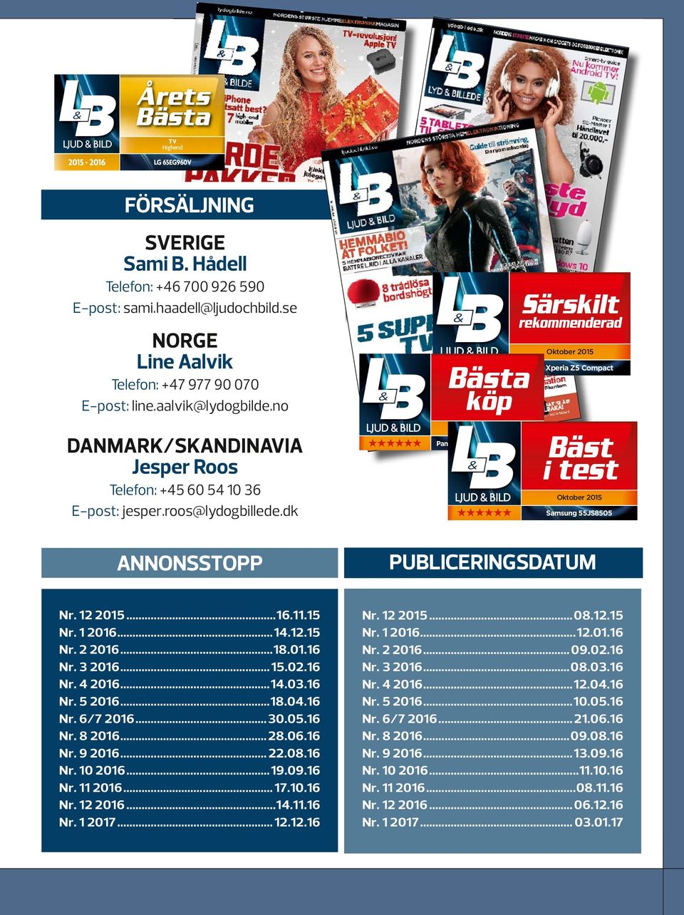 dk ssssss Bästa köp ssssss Oktober 2015 Panasonic TX-55CX700/CXC725 ssssss Särskilt rekommenderad Oktober 2015 Sony Xperia Z5 Compact Bäst i test Oktober 2015 Samsung 55JS8505 ANNONSSTOPP