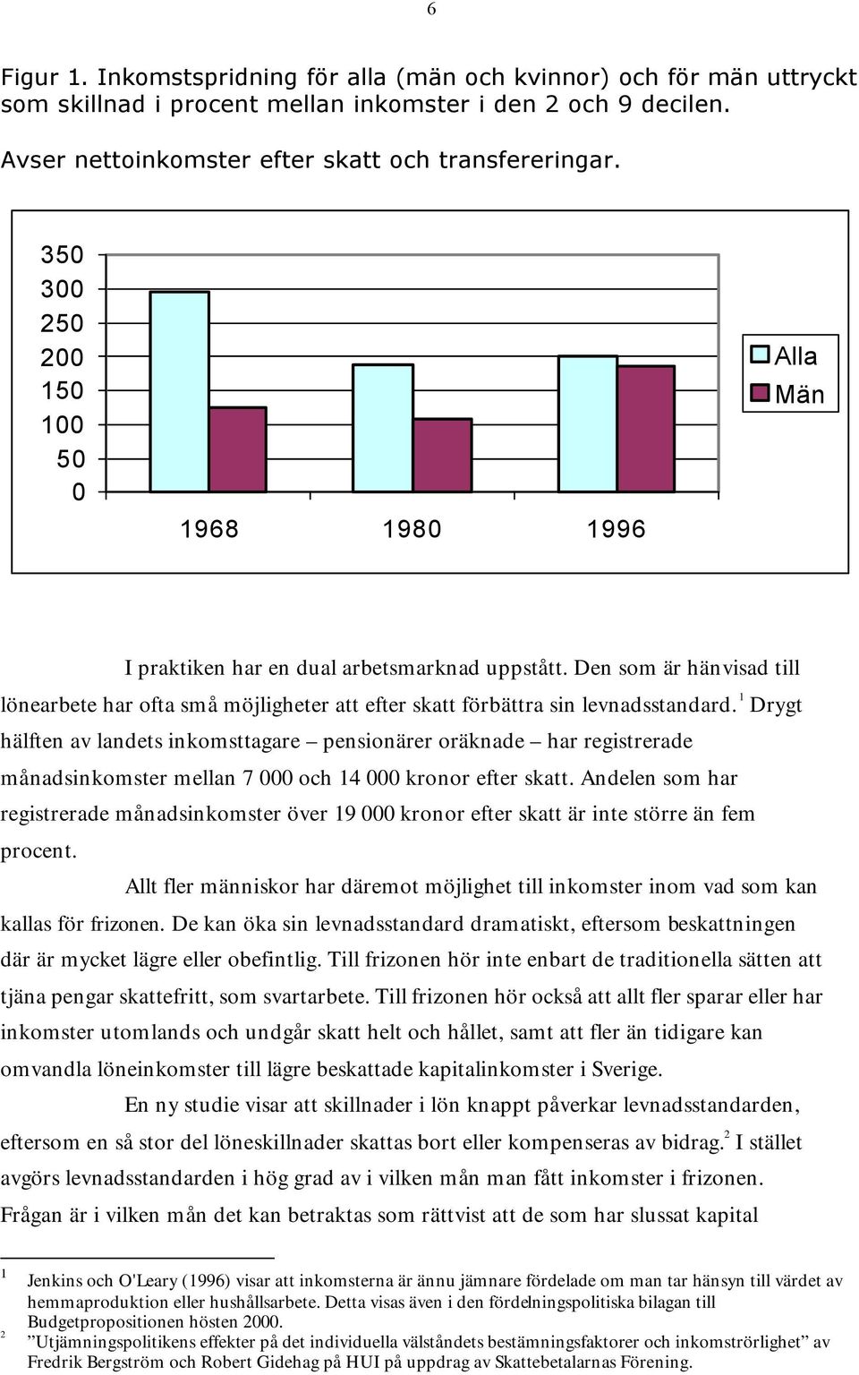 Den som är hänvisad till lönearbete har ofta små möjligheter att efter skatt förbättra sin levnadsstandard.