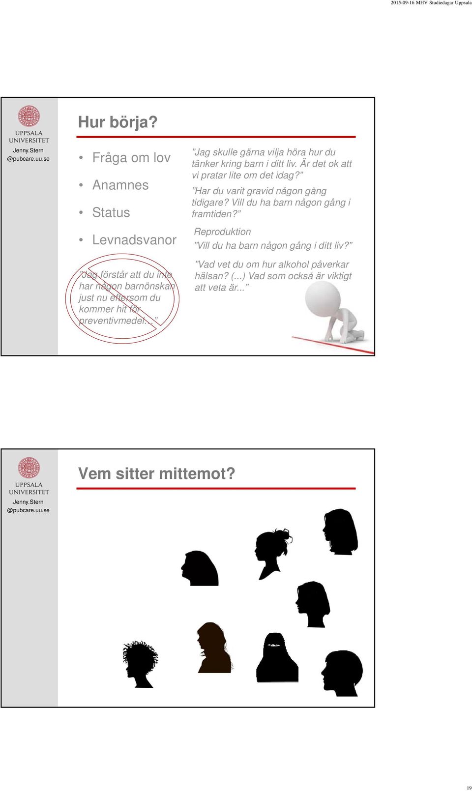 preventivmedel Jag skulle gärna vilja höra hur du tänker kring barn i ditt liv. Är det ok att vi pratar lite om det idag?