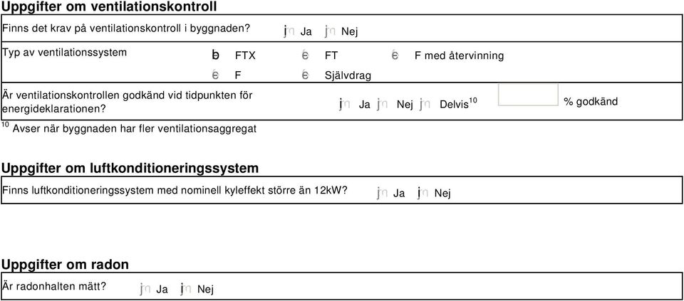 tidpunkten för energideklarationen?