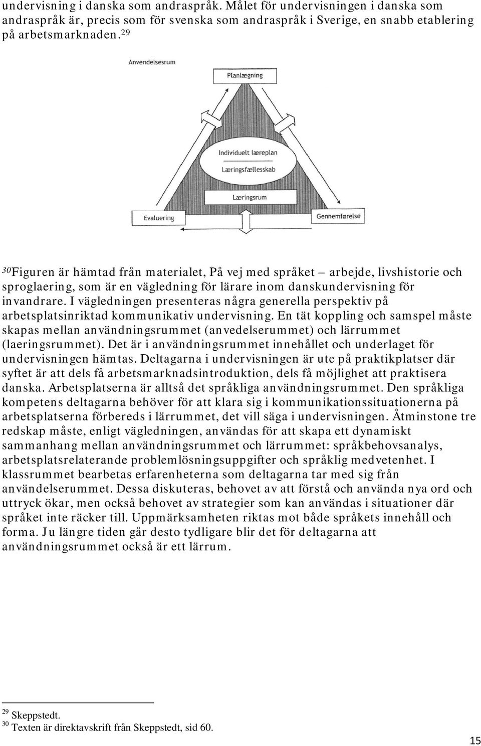 I vägledningen presenteras några generella perspektiv på arbetsplatsinriktad kommunikativ undervisning.