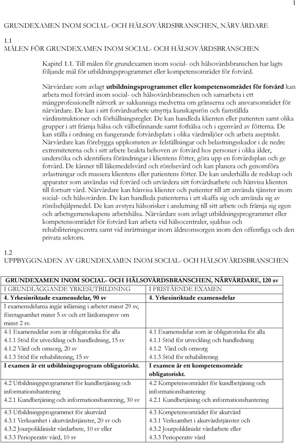 medvetna om gränserna och ansvarsområdet för närvårdare. De kan i sitt fotvårdsarbete utnyttja kunskapsrön och fastställda vårdinstruktioner och förhållningsregler.