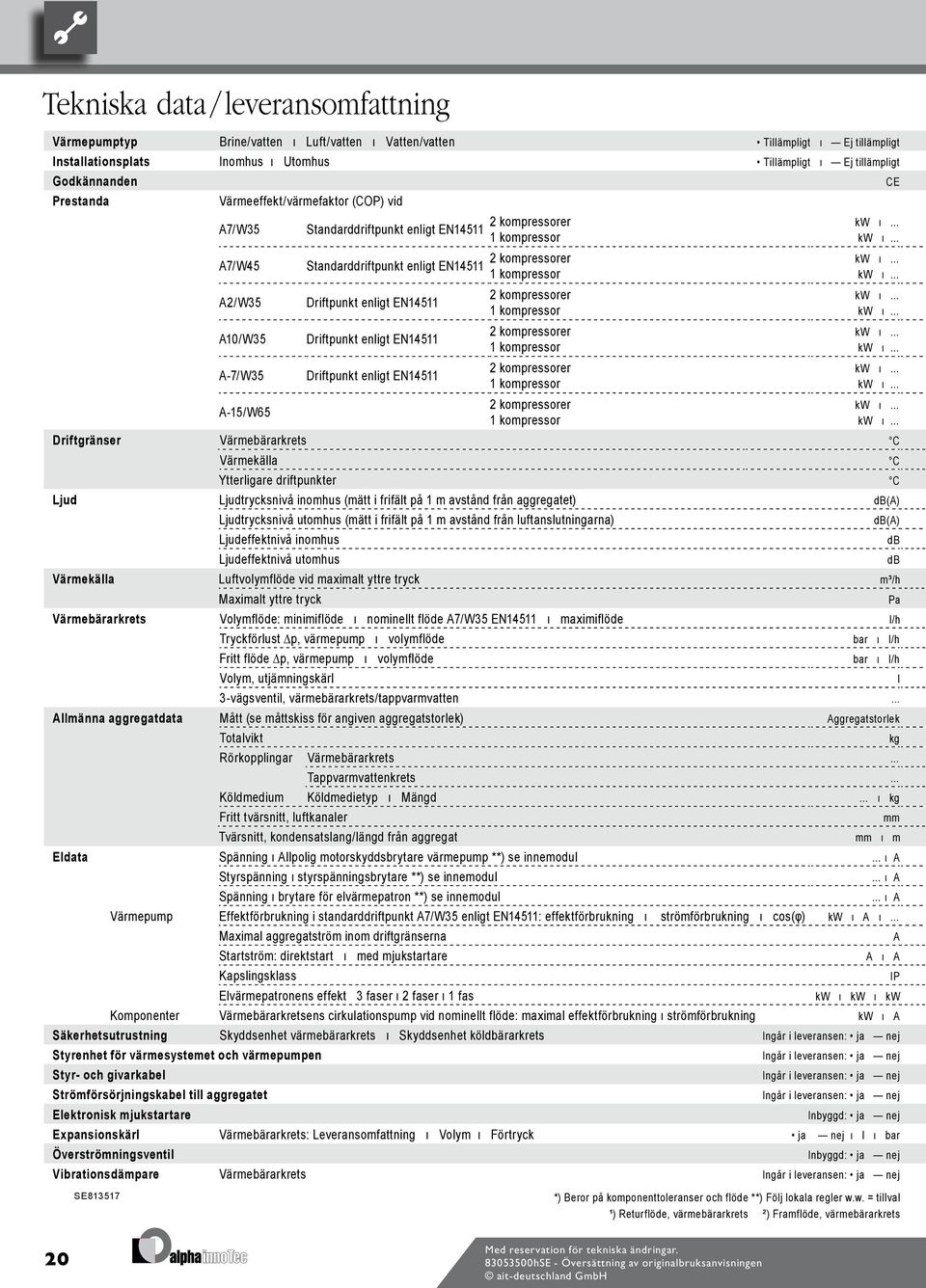 kompressor kw ı A/W5 Driftpunkt enligt EN5 kompressorer kw ı kompressor kw ı A0/W5 Driftpunkt enligt EN5 kompressorer kw ı kompressor kw ı A-7/W5 Driftpunkt enligt EN5 kompressorer kw ı kompressor kw