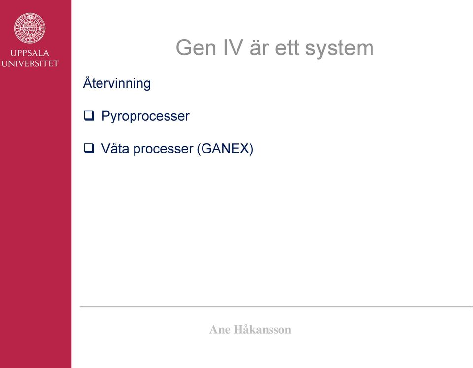 Återvinning