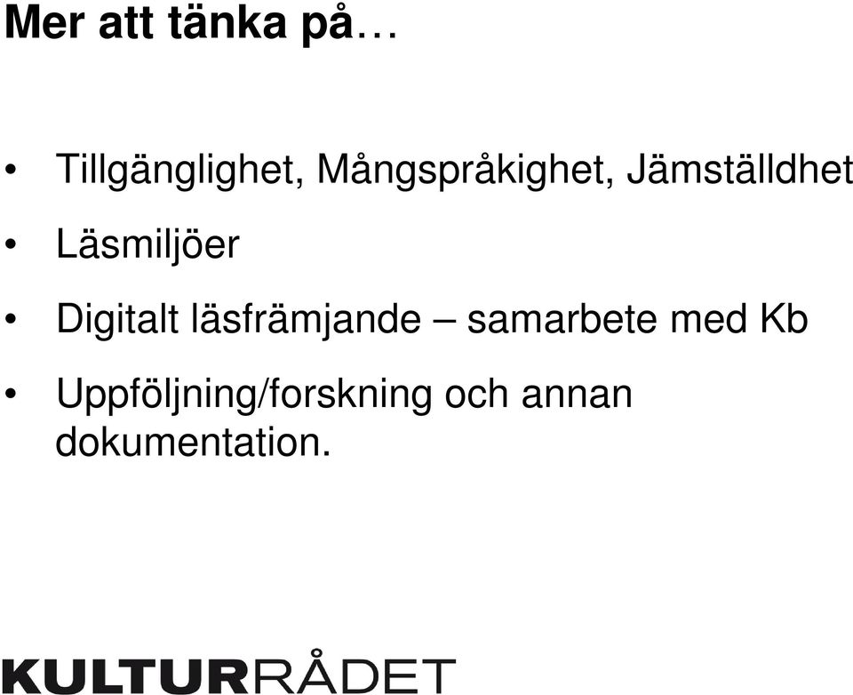 Digitalt läsfrämjande samarbete med Kb