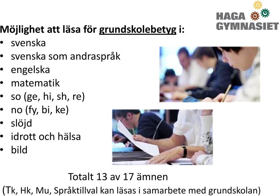 (fy, bi, ke) slöjd idrott och hälsa bild Totalt 13 av 17