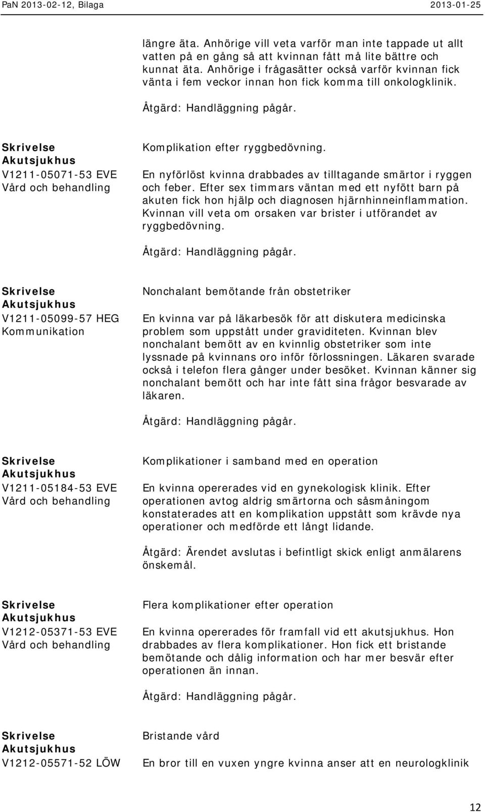 En nyförlöst kvinna drabbades av tilltagande smärtor i ryggen och feber. Efter sex timmars väntan med ett nyfött barn på akuten fick hon hjälp och diagnosen hjärnhinneinflammation.