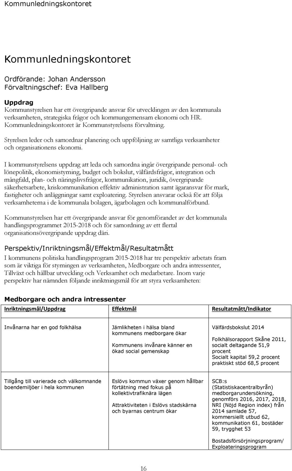 Styrelsen leder och samordnar planering och uppföljning av samtliga verksamheter och organisationens ekonomi.