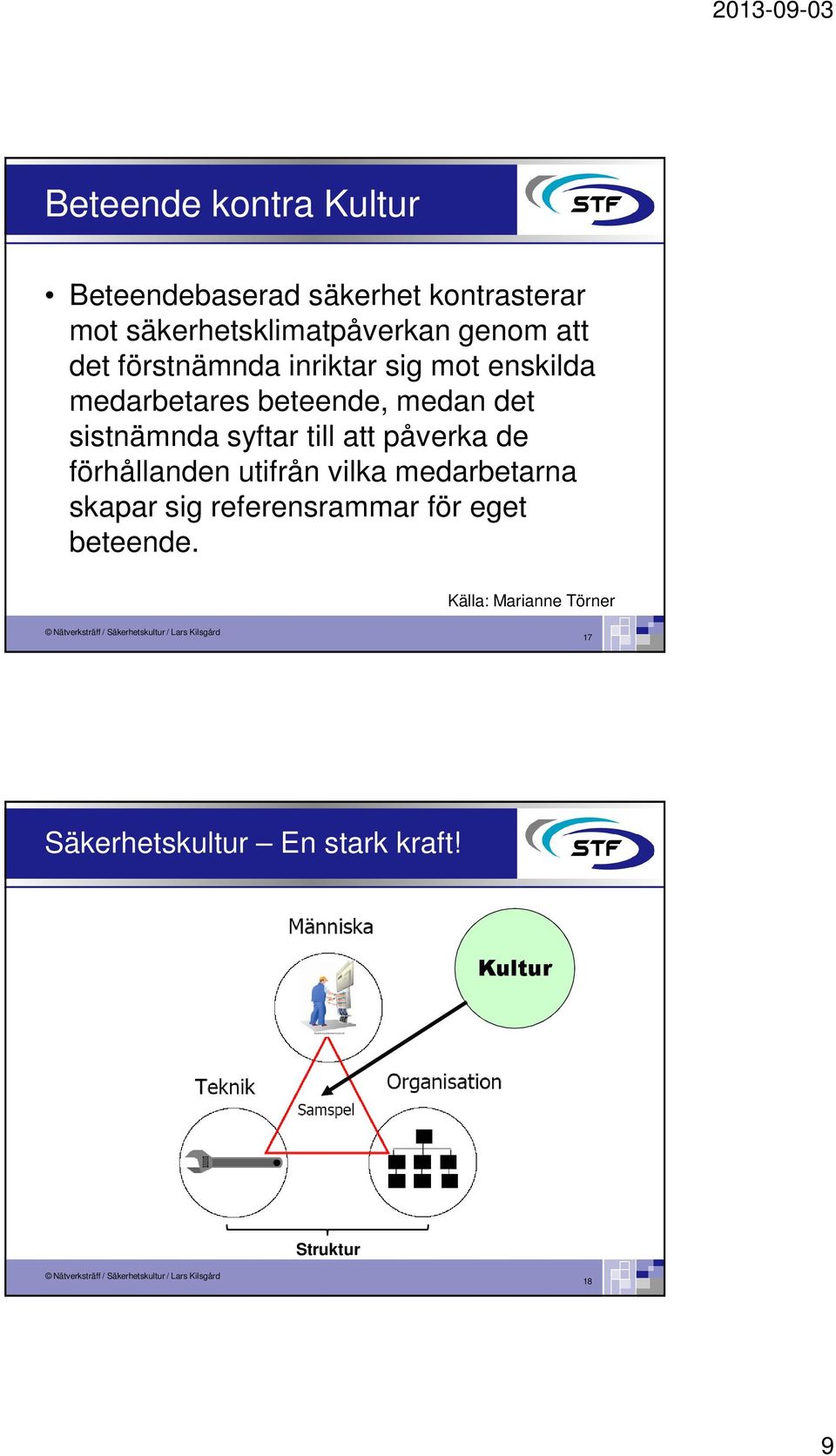 sistnämnda syftar till att påverka de förhållanden utifrån vilka medarbetarna skapar sig