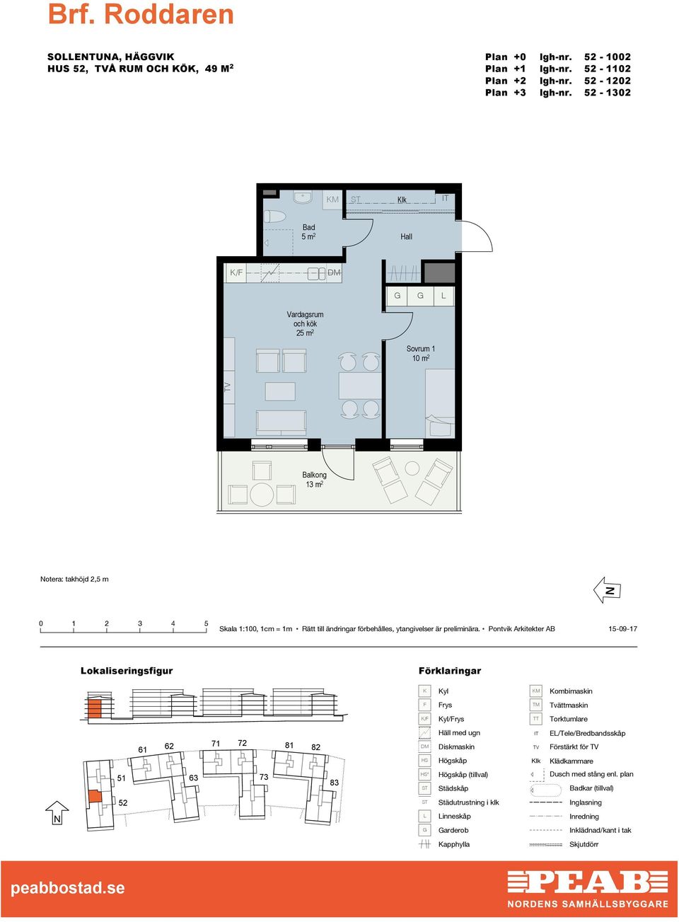 - 1302 5 m 2 5 m 2 25 m 2 10 m 2 13 m 2 otera: takhöjd 2,5 m okaliseringsfigur