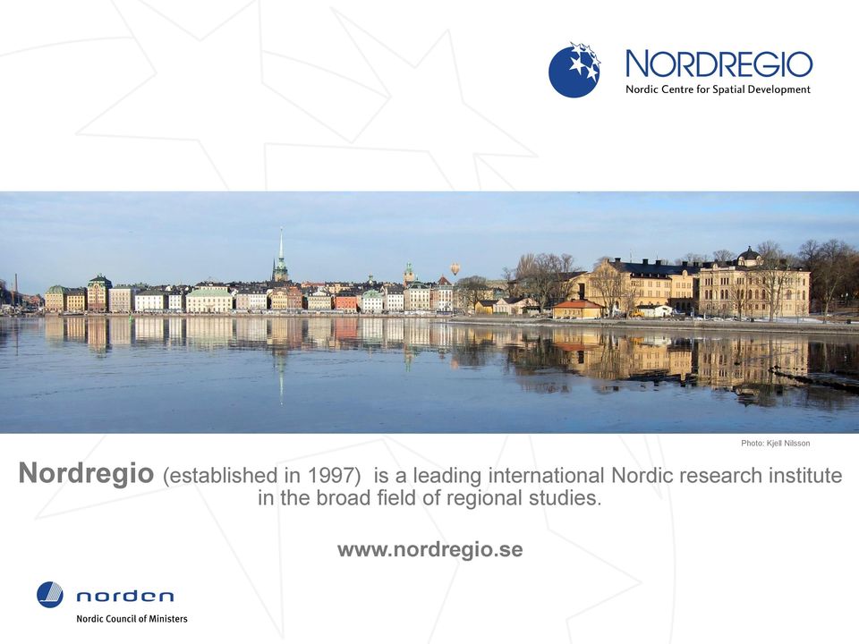 institute in the broad field of regional