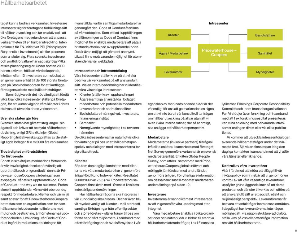 Internationellt får FN-initiativet PRI (Principles for Responsible Investments) allt fler placerare som ansluter sig.