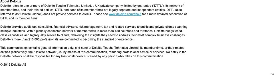 com/about for a more detailed description of DTTL and its member firms.