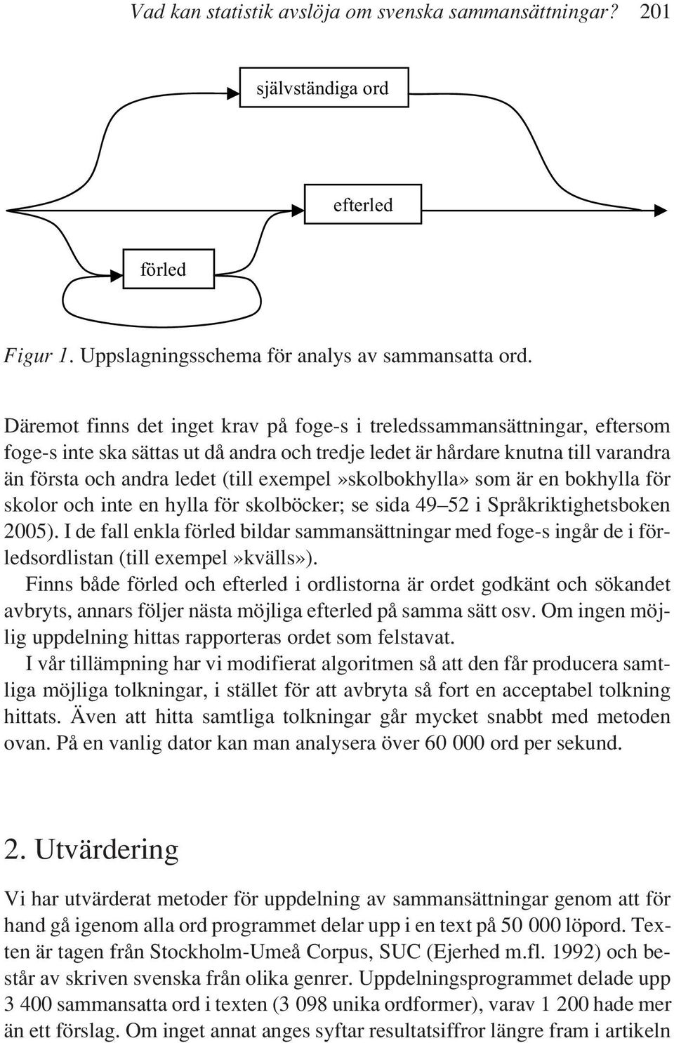 exempel»skolbokhylla» som är en bokhylla för skolor och inte en hylla för skolböcker; se sida 49 52 i Språkriktighetsboken 2005).