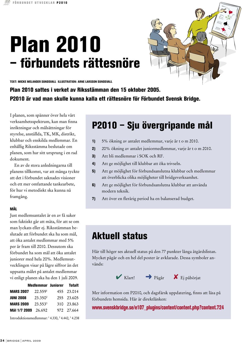 I planen, som spänner över hela vårt verksamhetsspektrum, kan man finna inriktningar och målsättningar för styrelse, anställda, TK, MK, distrikt, klubbar och enskilda medlemmar.