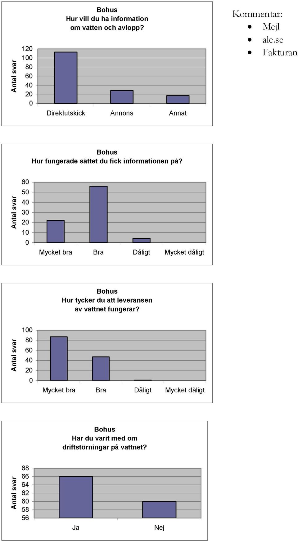 se Fakturan Bohus Hur fungerade sättet du fick informationen på?