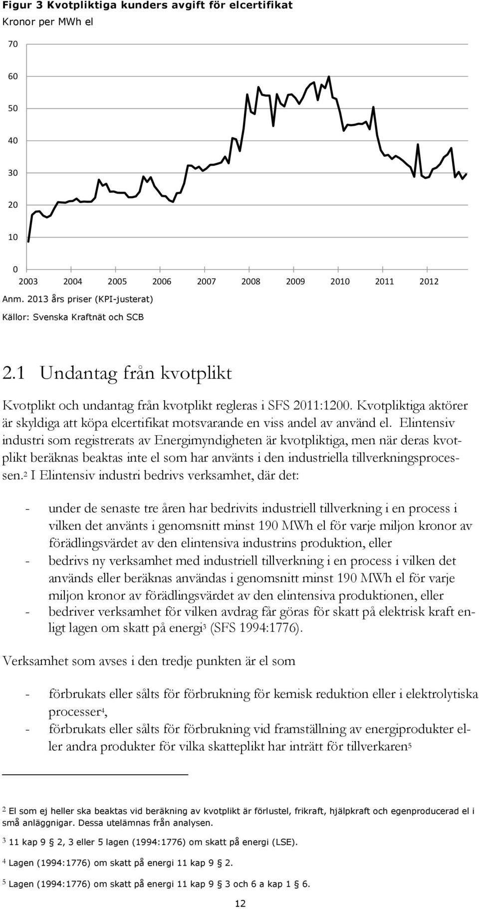 Kvotpliktiga aktörer är skyldiga att köpa elcertifikat motsvarande en viss andel av använd el.