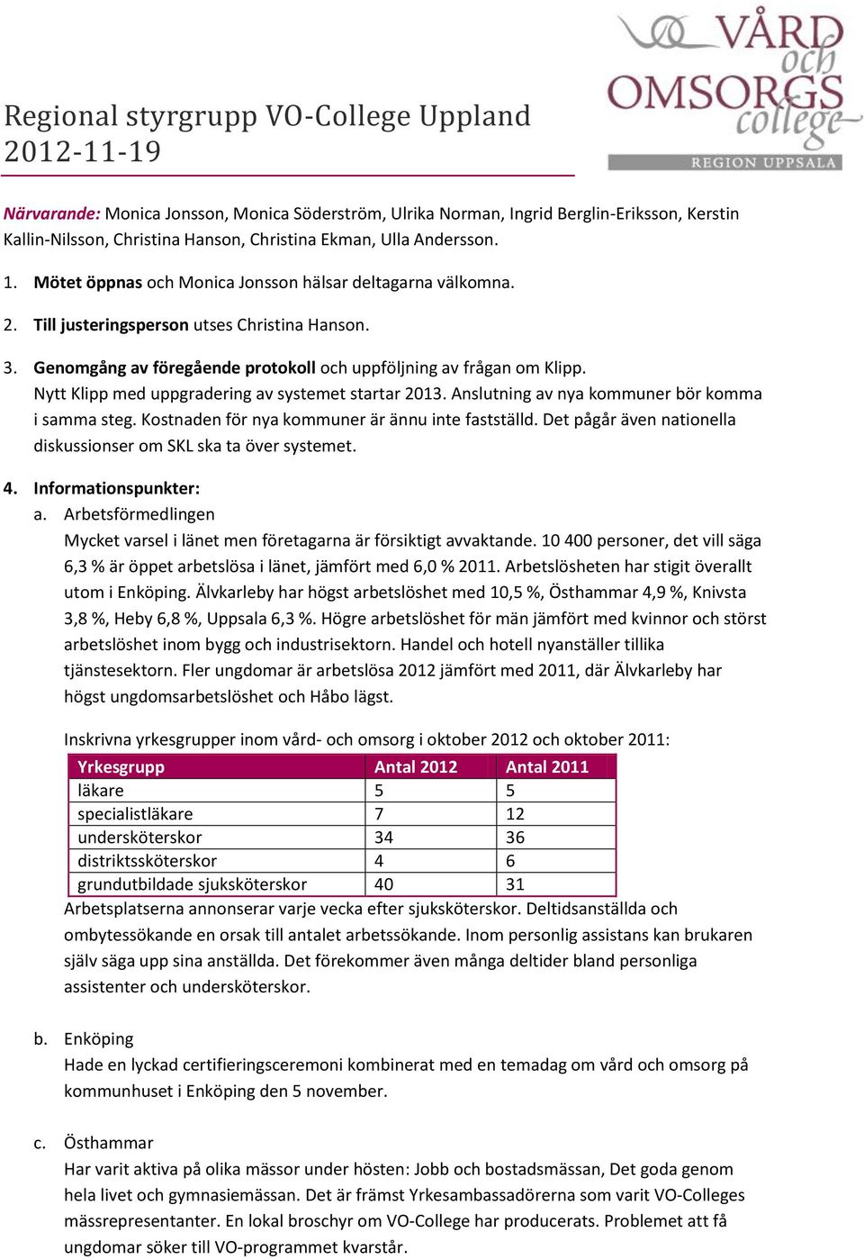 Nytt Klipp med uppgradering av systemet startar 2013. Anslutning av nya kommuner bör komma i samma steg. Kostnaden för nya kommuner är ännu inte fastställd.