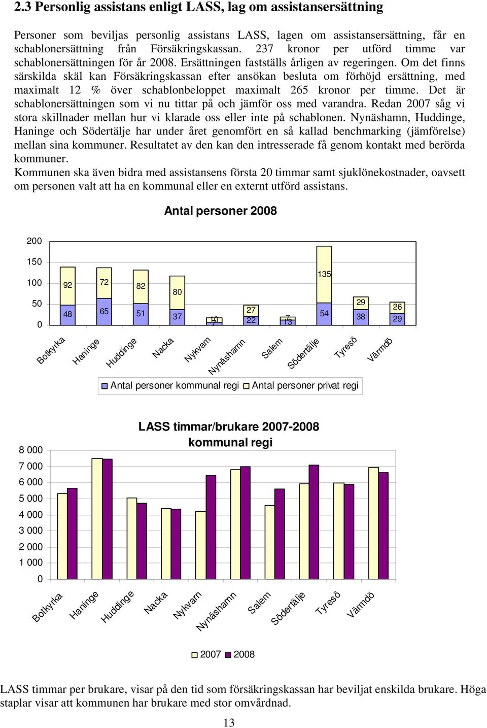 Om det finns särskilda skäl kan Försäkringskassan efter ansökan besluta om förhöjd ersättning, med maximalt 12 % över schablonbeloppet maximalt 265 kronor per timme.