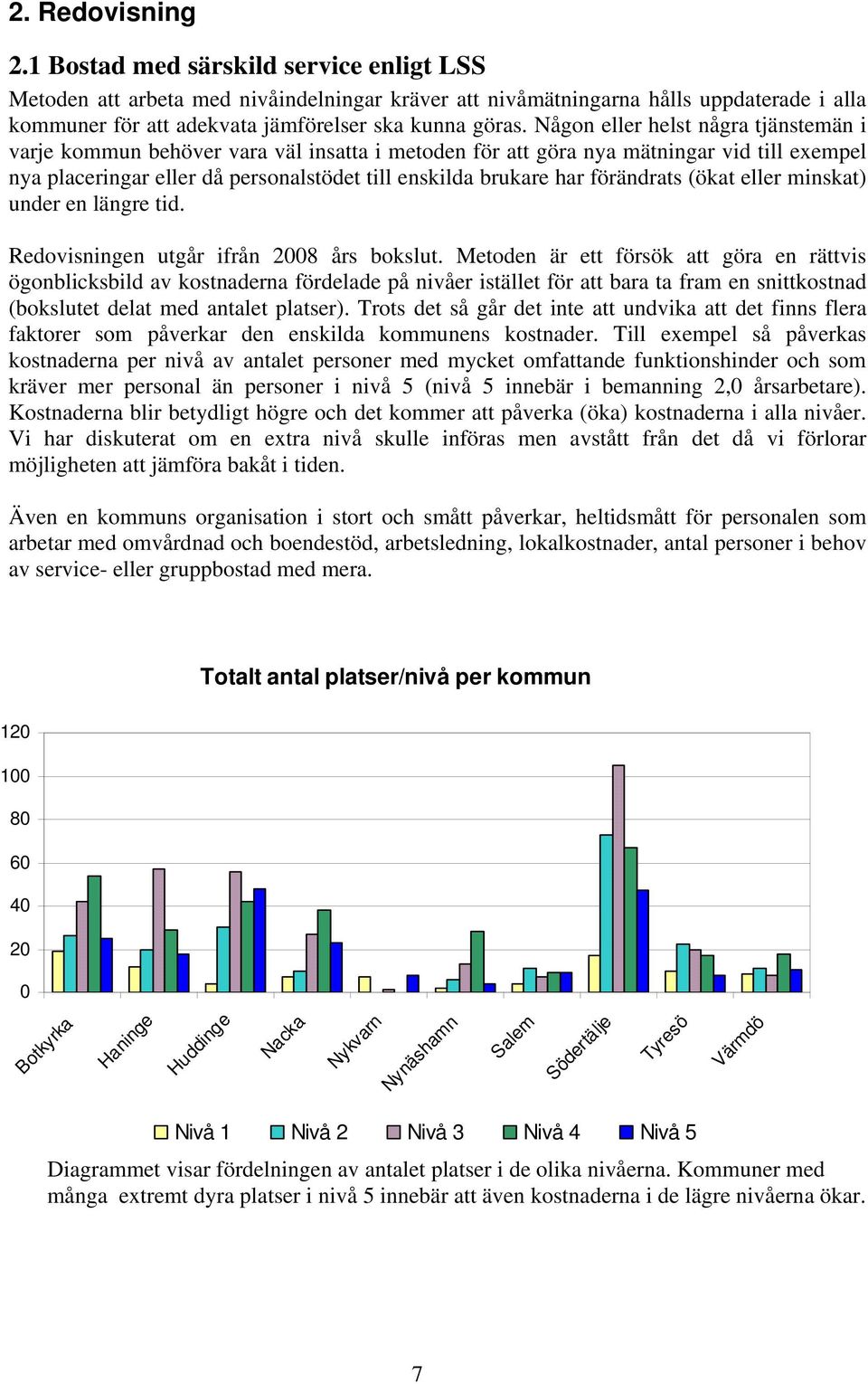 Någon eller helst några tjänstemän i varje kommun behöver vara väl insatta i metoden för att göra nya mätningar vid till exempel nya placeringar eller då personalstödet till enskilda brukare har